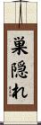巣隠れ Scroll