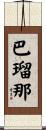 巴瑠那 Scroll