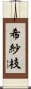 希紗枝 Scroll