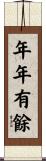 Year-In Year-Out Have Abundance Scroll