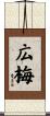 広梅 Scroll