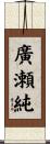 廣瀬純 Scroll