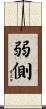 弱側 Scroll