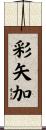 彩矢加 Scroll