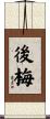 後梅 Scroll