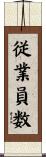 従業員数 Scroll