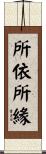 所依所緣 Scroll
