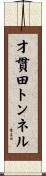 才貫田トンネル Scroll