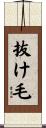 抜け毛 Scroll