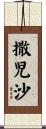 撒児沙 Scroll
