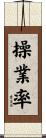 操業率 Scroll