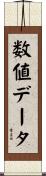 数値データ Scroll