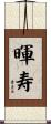 暉寿 Scroll