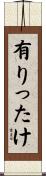 有りったけ Scroll