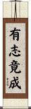 Where there’s a will there’s a way Scroll