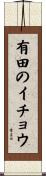 有田のイチョウ Scroll