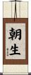 朝生 Scroll