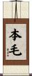 本毛 Scroll