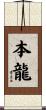 本龍 Scroll