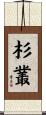 杉叢 Scroll