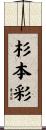 杉本彩 Scroll
