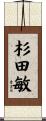 杉田敏 Scroll