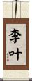 李叶 Scroll