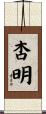 杏明 Scroll