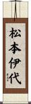 松本伊代 Scroll