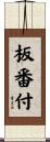 板番付 Scroll