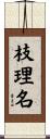 枝理名 Scroll