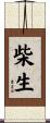 柴生 Scroll
