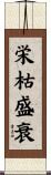Rise and Fall / Ups and Downs Scroll