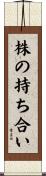 株の持ち合い Scroll
