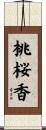 桃桜香 Scroll