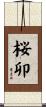 桜卯 Scroll