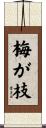 梅が枝 Scroll