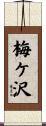 梅ケ沢 Scroll
