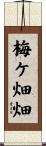 梅ケ畑畑 Scroll