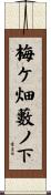 梅ケ畑藪ノ下 Scroll