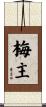 梅主 Scroll