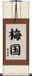 梅国 Scroll