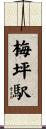 梅坪駅 Scroll