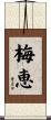 梅恵 Scroll
