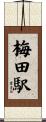 梅田駅 Scroll