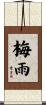 梅雨 Scroll