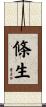 條生 Scroll