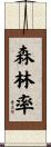 森林率 Scroll