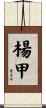 楊甲 Scroll