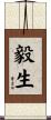 毅生 Scroll
